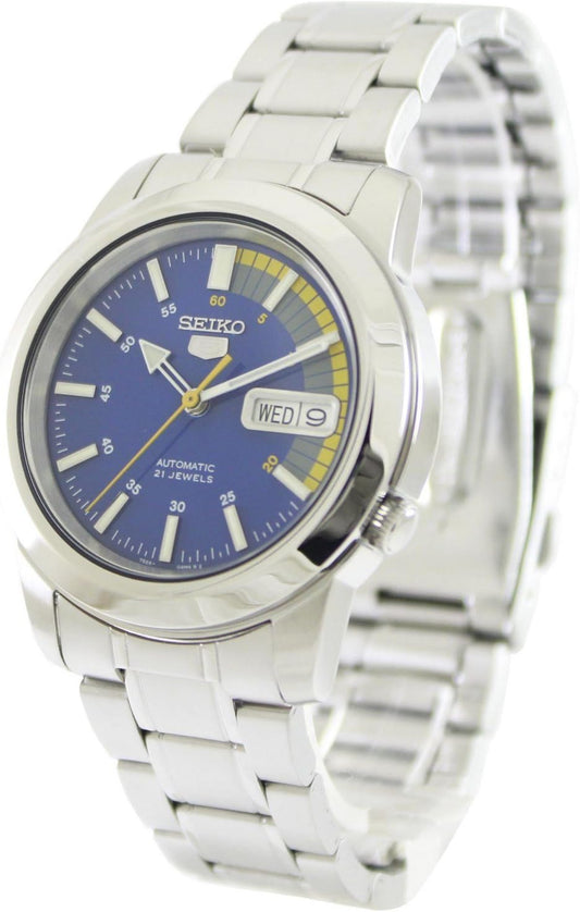 Seiko SNKK27K1 Automatic Men's Wristwatch, 5 Automatic 21 Jewels, Bracelet Type