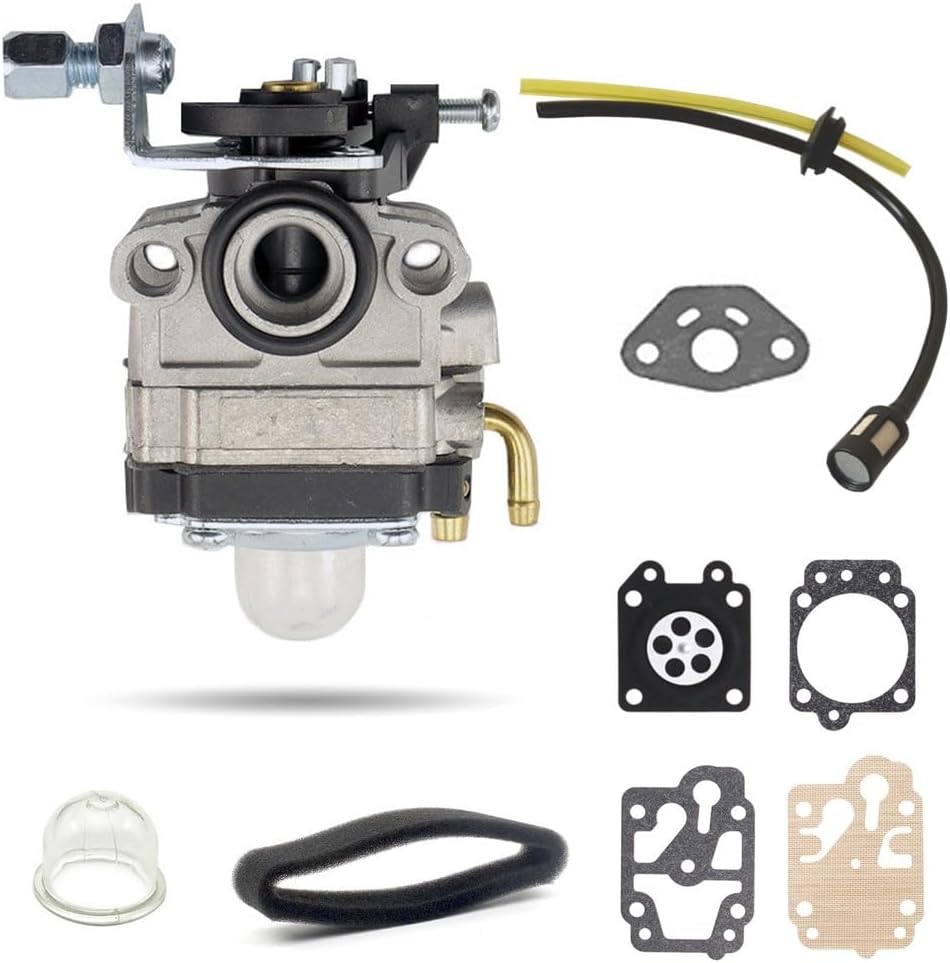Walbro WYL Type Honda Carburetor Replacement OH Overhaul Walbro Weed Trimmer Fuel Hose Repair Parts Set 23cc - 26cc (Carburetor WYL Type)