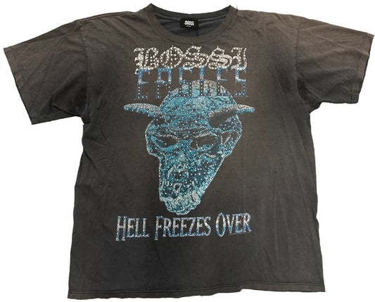 BOSSI 'EAGLES TOUR HELL FREEZES OVER' RHINESTONE VINTAGE TEE