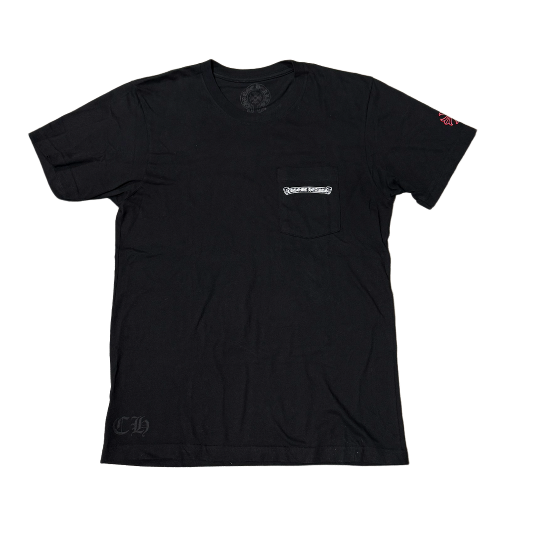 CHROME HEARTS 'NYC EXCLUSIVE' BLACK POCKET TEE