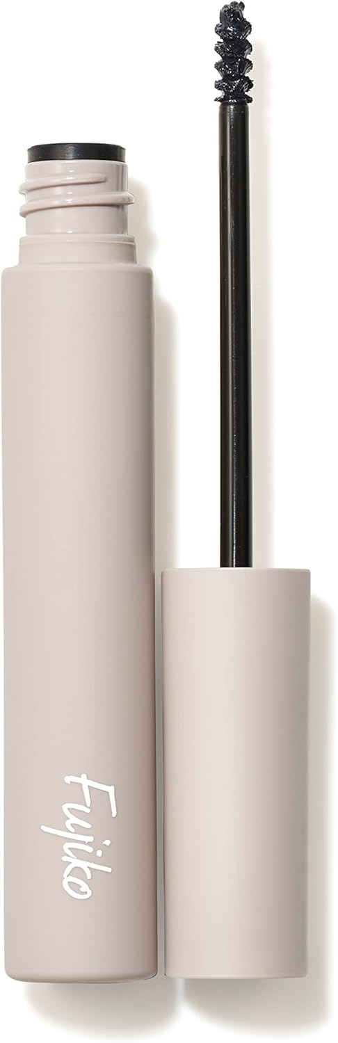 Fujiko Beautiful Mascara 01 Blue Black 0.2 oz (6.5 g) Color Mascara, Pearl, Eye Strength, Sex Appeal, Non-Fiber, Keep Hot Water Drain
