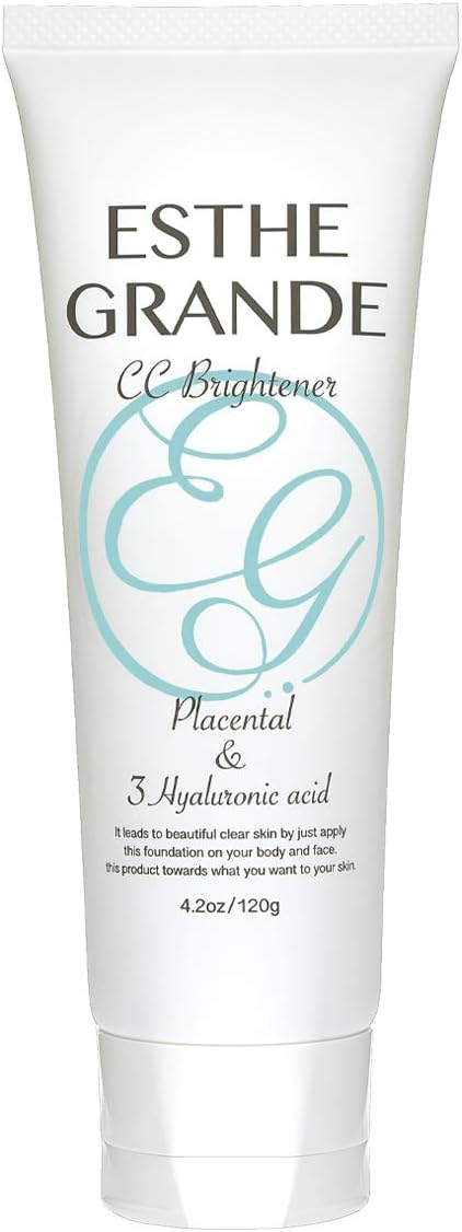 CC Cream: Este Grande CC Brightener 4.2 oz (120 g), Apply to Skin Instantly, Skin Whitener! Covers "Stains, Dullness, Redness, Pores, Color Unevenness"