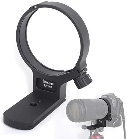 iShoot Metal Ring Tripod, Lens Support, Tripod Mount Ring for Tamron 100-400mm F/4.5-6.3 Di VC USD Telephoto Lens Model A035 (for Canon AFA035C-700, Nikon AFA035N-700), Bottom is Quick Release Plate