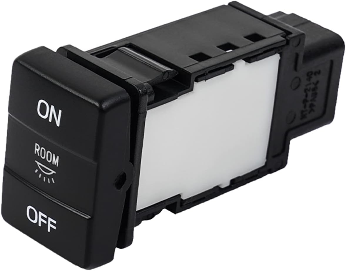 Cartist Toyota Hiace 200 Series Room Lamp Switch, LED Switch, Genuine Wind Switch HIACE 200 Type 4 S-GL DX Assembly H25.12~ On/Off Switch LED Lamp Included, Illumination, Genuine Replacement, Custom