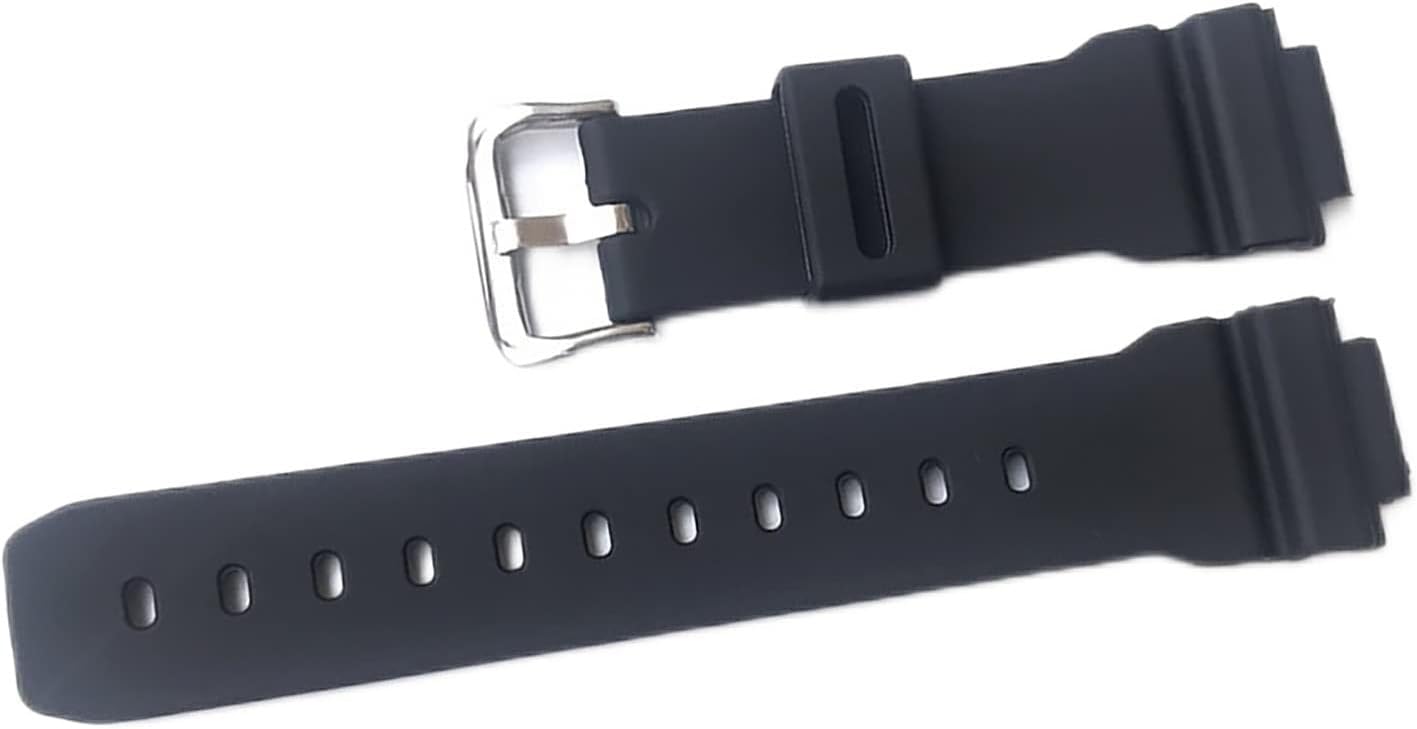 [Pepcyo] 16mm x 26mm Compatible Replacement Rubber Watch Band Strap g-shock DW-9052/9051/9050/004C