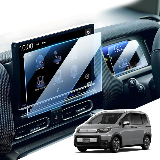 Honda Freed 3rd Generation GT Navigation Film [Nav+ Meter] 2024 New Freed Accessory Tempered Glass Protective Film 11.4 Inch LXM-247VFLi Film 9H Scratch Resistant Stain Resistant Low