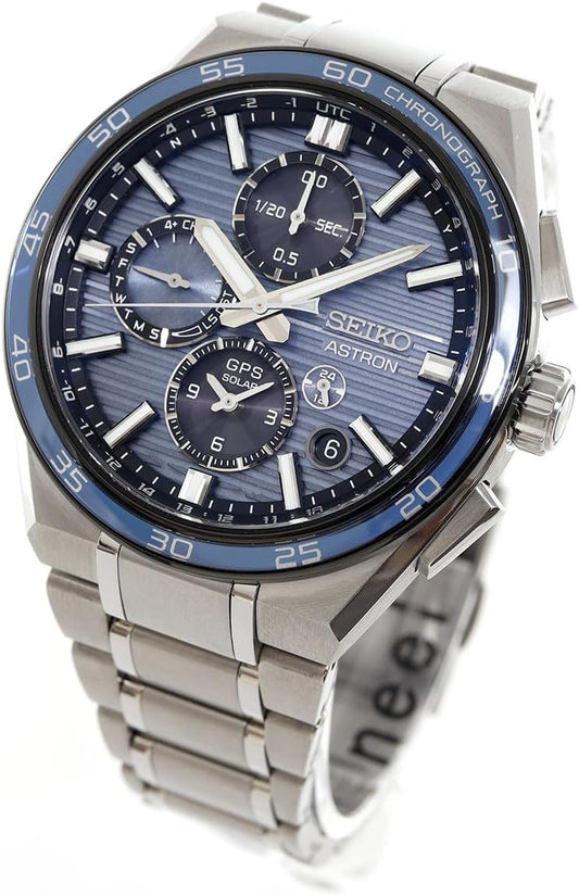Seiko ASTRON NEXTER SBXC175 Men's GPS Solar Watch, GPS Satellite Radio Watch, Core Shop Limited Edition, Bracelet Type