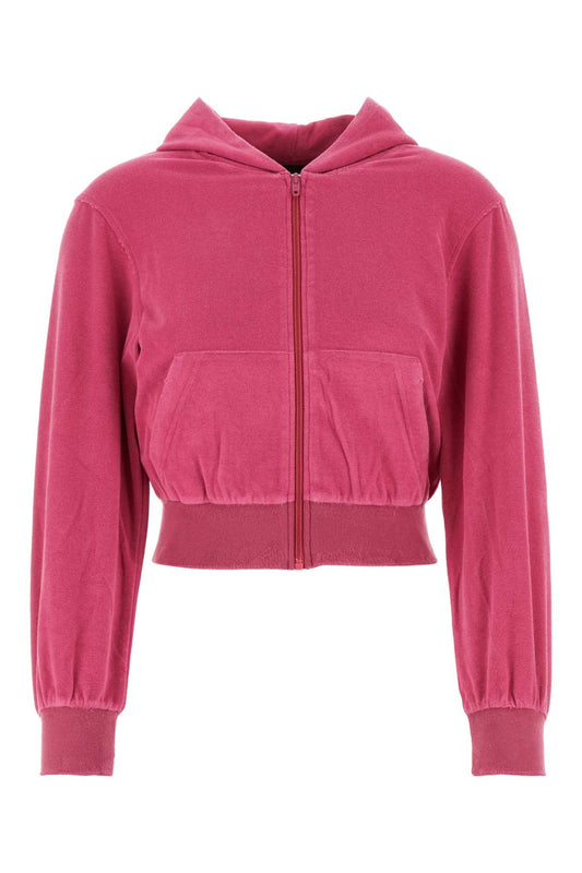Balenciaga バレンシアガピンクシェニールスウェットシャツ - Image 1