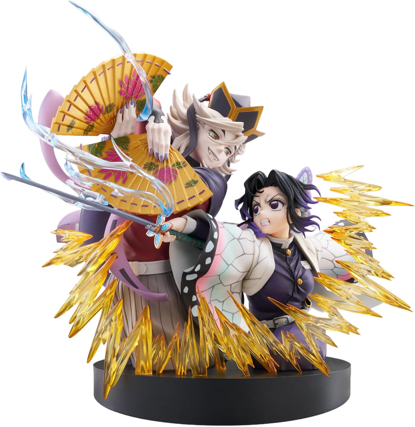 クレーネル (Claynel) 鬼滅の刃 胡蝶しのぶ&童磨 全高約180mm ノンスケール PVC/ABS製 塗装済み 完成品 フィギュア