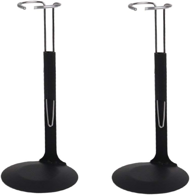 2 Pcs Dollhouse 1/6 Doll Stand for Doll Doll C Shape Figure Stand Action Figure Height Adjustable