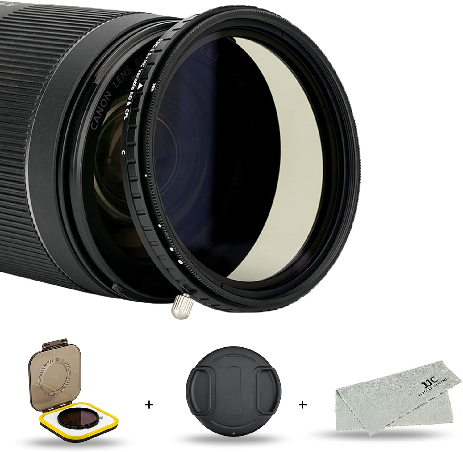[2 in 1 Variable ND+CPL] JJC 67mm Variable ND Filter ND2-ND32 + CPL Filter 32 Layer Nano Coating Sony FE 24-70mm / Canon EF-S 18-135mm / RF 24-105mm / Nikon AF-S DX 18-105mm / Sigma 28-70mm F1.4 Such