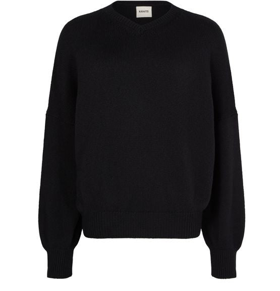KHAITE Wolfe cashmere V-neck sweater - Image 1
