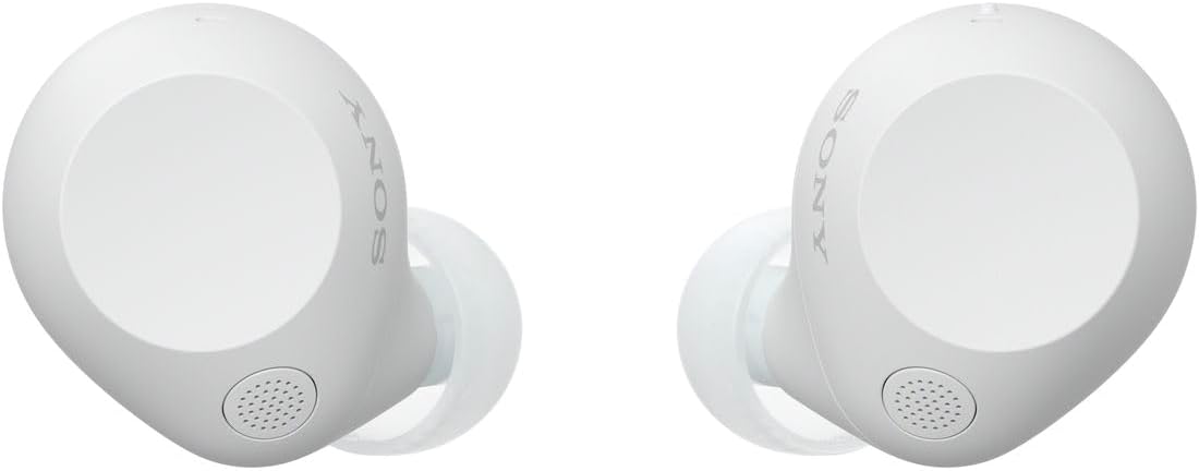 Sony WF-C710N White Wireless Earbuds, High Performance Noise Canceling, Bluetooth Long Battery, External Sound Capture, IPX4 Splashproof, Lightweight, Compact, Multi-Point Connection