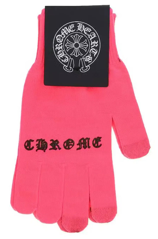 CHROME HEARTS 'WORK' GLOVES PINK