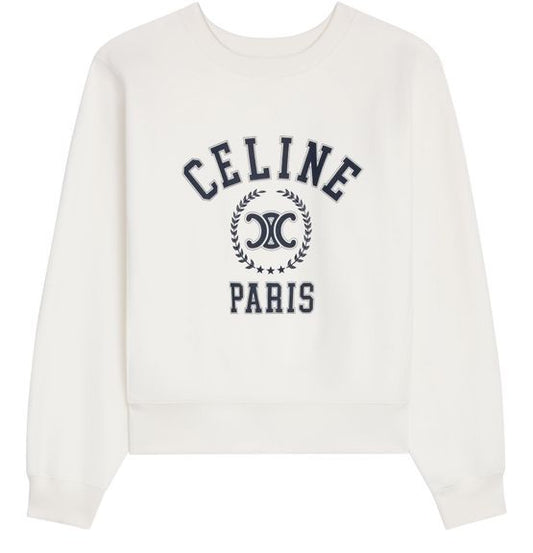 Oversized Celine sweatshirt in cotton fleece - Image 1