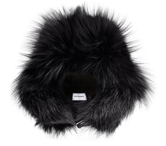 YVES SALOMON Wool and fox fur chapka - Image 1