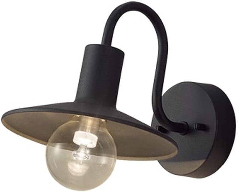 Panasonic (Panasonic) Bracket LED Bulb 3.4W 1 Light, Direct Wall Mount, LED Bulb Replacement, Bulb Color, Black Leather Satin Finish, Width 200 x Depth 272 x Height 221mm, LGB81467