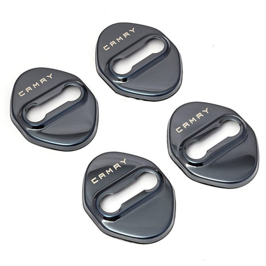Door Striker Cover, For Toyota Camry 70 Series, Car Door Lock, Accessories, Mirror Stainless Steel, Rust Resistant Metal, Custom Parts, Paste Type, Easy Installation, Luxury Car Supplies,