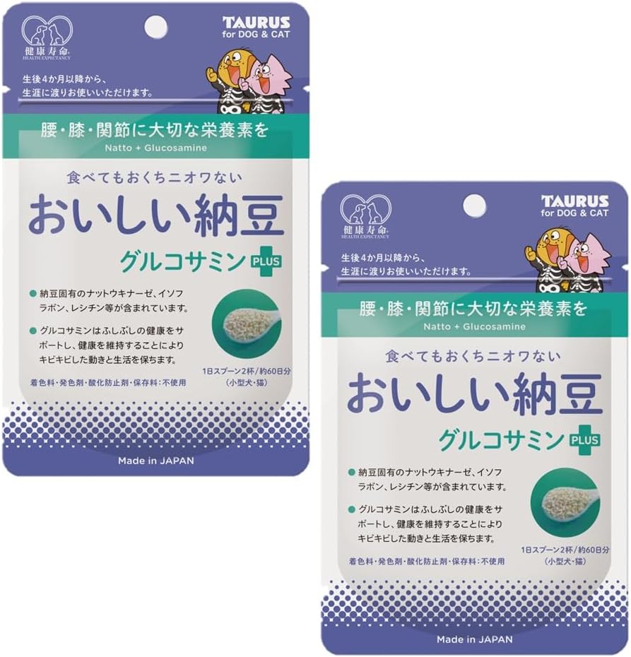 Taurus Delicious Natto Glucosamine 1.1 oz (30 g) x 2