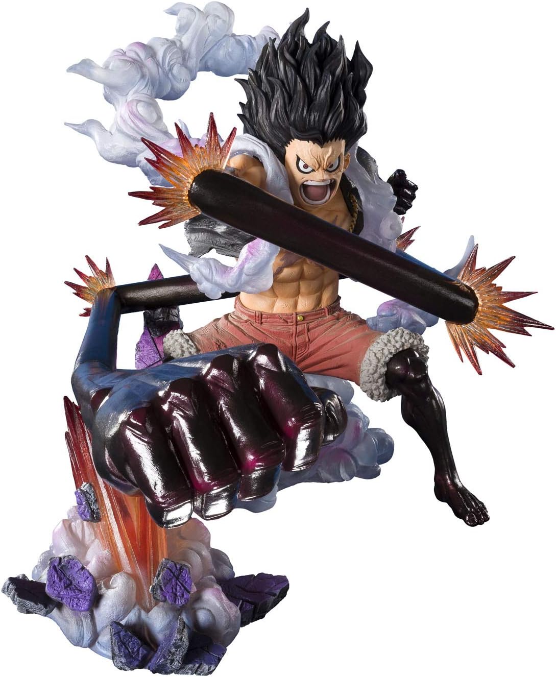 Tamashi Nations Figuarts Zero One Piece (Super Battle) Monkey D. Luffy Gear 4 Snake Man Osahai (Resale Version) Approx. 6.3 inches (160 mm), PVC & ABS Pre-painted Complete Figure