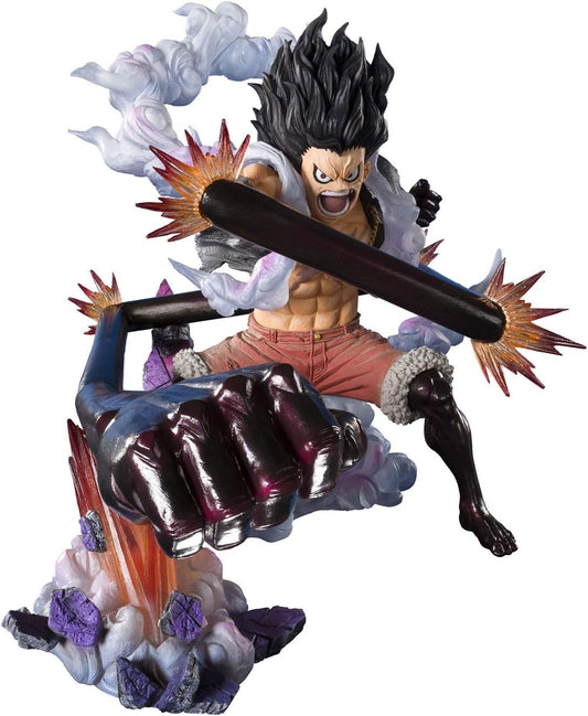 Tamashi Nations Figuarts Zero One Piece (Super Battle) Monkey D. Luffy Gear 4 Snake Man Osahai (Resale Version) Approx. 6.3 inches (160 mm), PVC & ABS Pre-painted Complete Figure