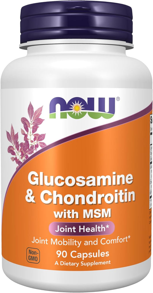 NaFoods Glucosamine & Chondroitin Plus MSM (90 Capsules)