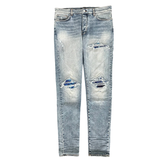 AMIRI 'BLUE' MX1 TIE-DYE JEANS