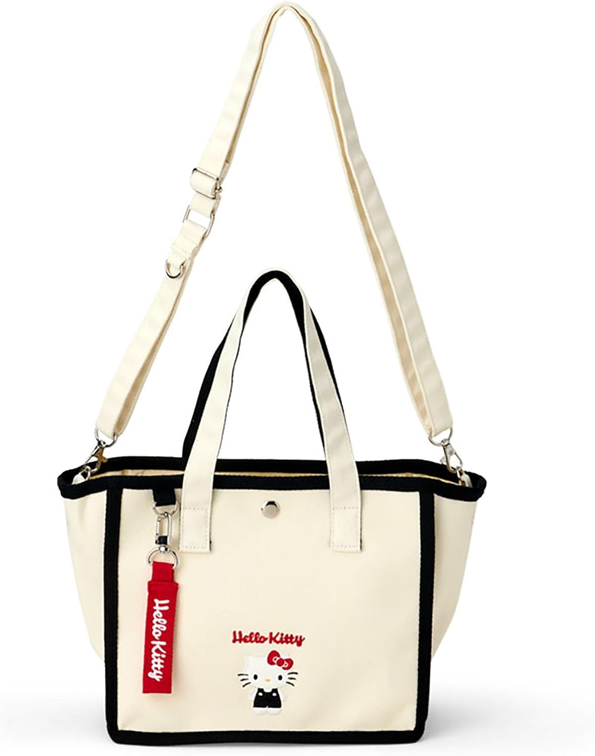 Sanrio 2-Way Mini Tote Bag, Cotton, Polyester, Steel, Shoulder Bag