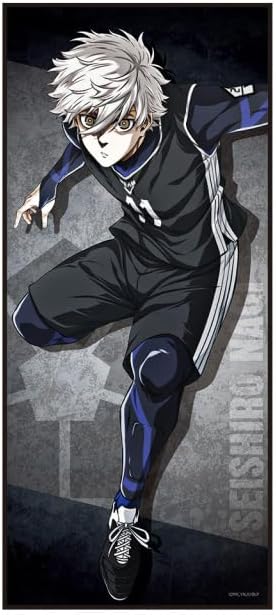 Blue Rock Anime Character Towel with Can Badge F [Seijiro Nagi]