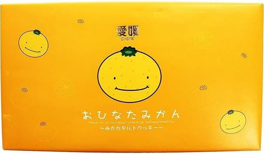 Ehime Prefecture Limited Onata Mandarin Tart Cookies, Set of 12, Plenty of Mandarin Cream