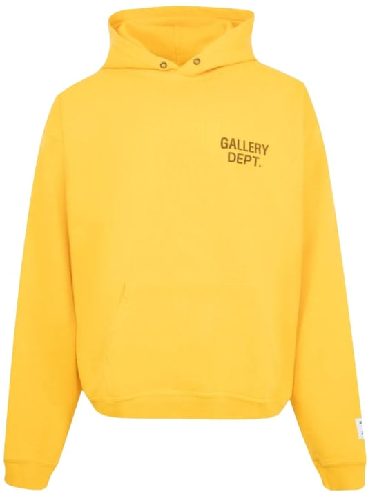 GALLERY DEPT. '90'S GD-LOGO' YELLOW HOODIE
