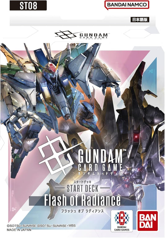 Bandai ST08 Gundam Card Game Starter Deck Flash of Radiance