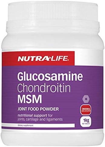 Glucosamine Chondroitin MSM Powder, 2.2 lbs (1 kg) Tasteless