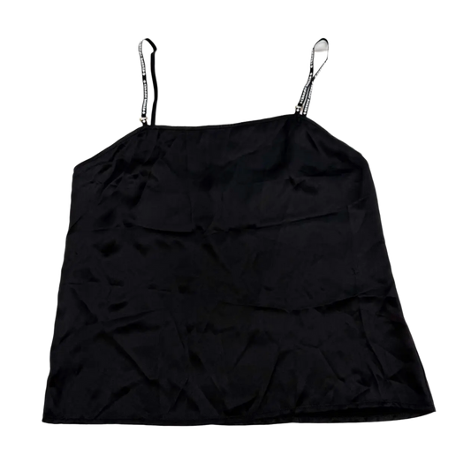 CHROME HEARTS 'BLACK' SILK TANK TOP