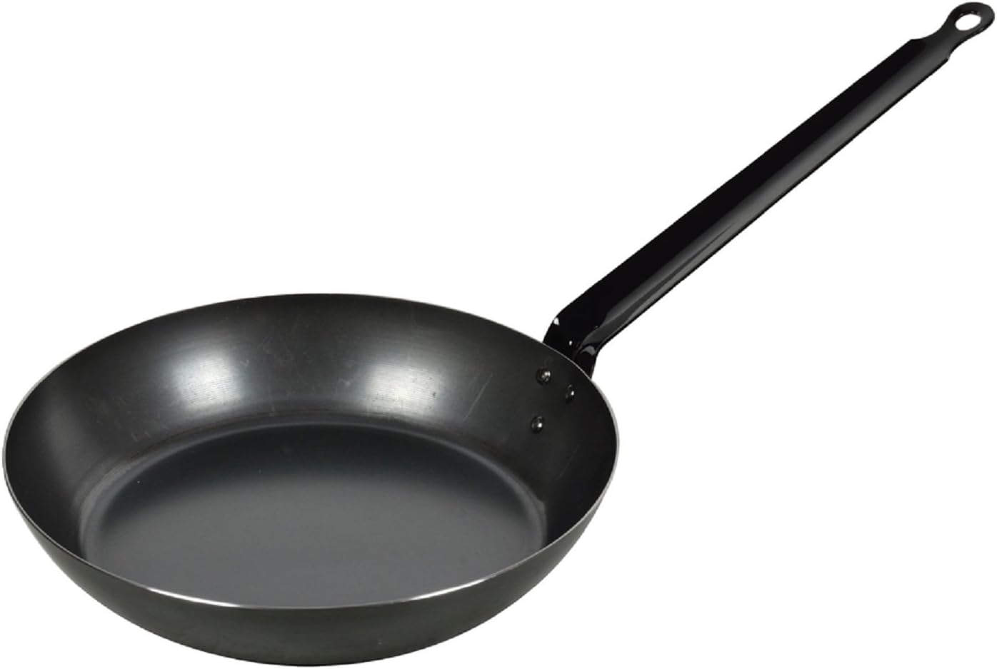 Pearl Metal Iron Frying Pan, 10.2 inches (26 cm), Induction Compatible, Iron Craftsman, Made in Japan, Black, HB-1521
