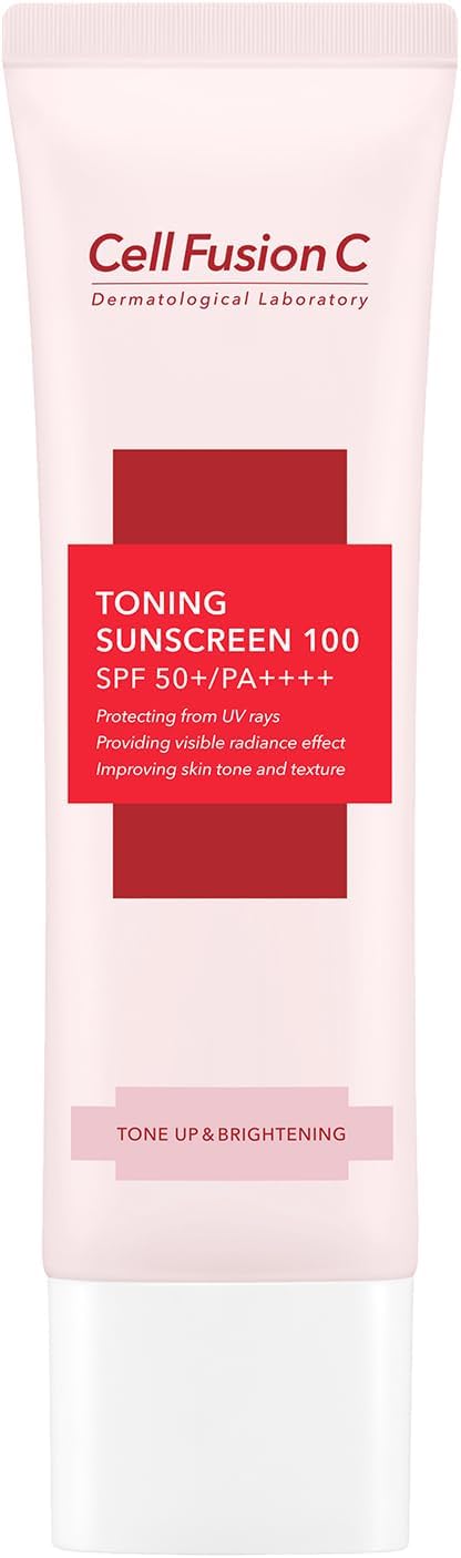 Cell Fusion C TONING SUNSCREEN 100 SPF 50+/PA++++/Sunscreen/Tone Up/UV Care/Makeup Base/Genuine/Official Sale/Toning Sunscreen