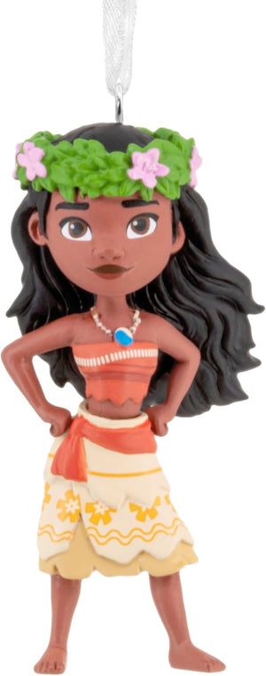 Hallmark Disney Princess Moana - Adorno de Navidad estilizado, regalos para fanáticos de Disney