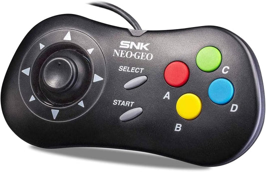 NEOGEO Mini PAD - 黒 NEO GEO Mini/NEO-GEO Arcade Stick Pro用 SNKクラシック有線ゲームコントローラ