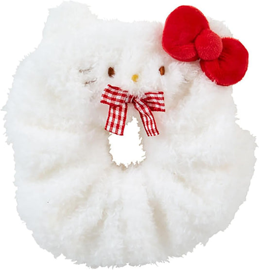 Sanrio 225487 Hello Kitty Face Scrunchie Hair Rubber