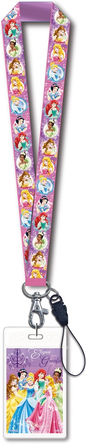 Disney Princesa, Cordón porta identificación con tarjeta de titular