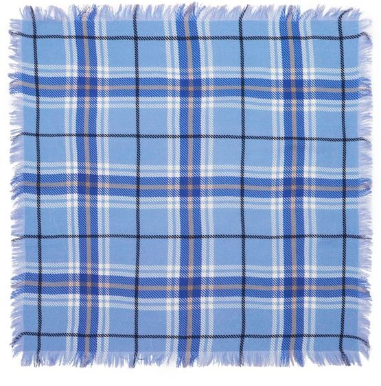 BOMPARD Mini tartan square cashmere scarf - Image 1