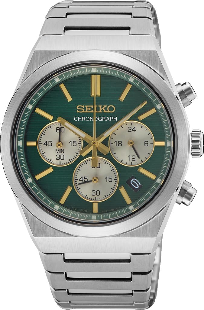 [セイコー] SEIKO 1/5秒クロノグラフ クオーツ CHRONOGRAPH QUARTZ メンズ 腕時計 SSB461P1 サファイアガラス シルバー 海外モデル [並行輸入品]