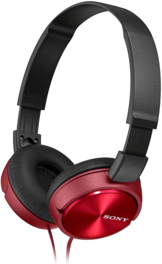 Sony Headphones MDR-ZX310: Closed-type Foldable Red MDR-ZX310 R