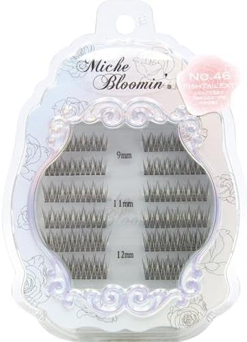 Wellness Beaute Eyelash Extensions Mish Blue Min NO.46 (Extensions) Fish Tail, 144 Bundles