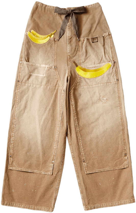 KAPITAL CANVAS 'BANANA PATCH' CARPENTER PANTS