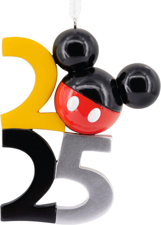Hallmark Disney Mickey Mouse Icon 2025 Adorno Navideño Colgante, Regalos para Fans de Disney