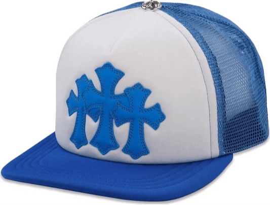 CHROME HEARTS 'BLUE' CEMETERY TRUCKER HAT