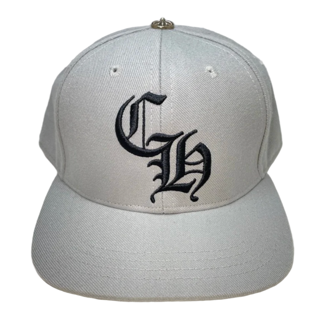 CHROME HEARTS 'GREY' FITTED BASEBALL HAT