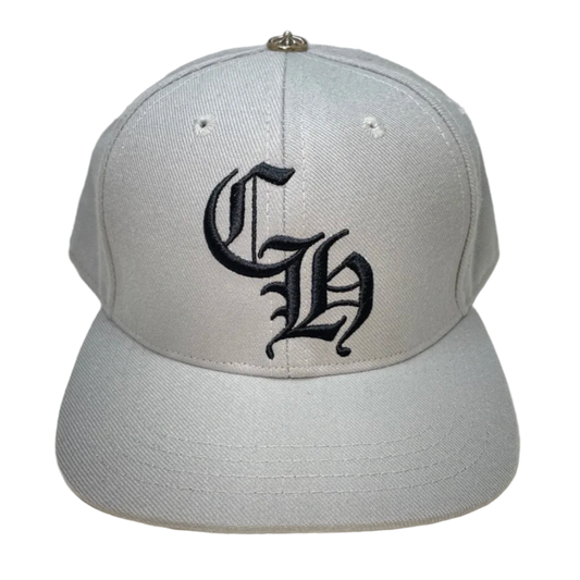 CHROME HEARTS 'GREY' FITTED BASEBALL HAT