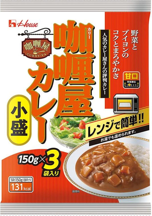 House Curryya Curry, Small Mori, Sweet Sweet, 5.3 oz (150 g) x 3 Bags x 4 Packs (Compatible with Microwave and Easy Cooking)